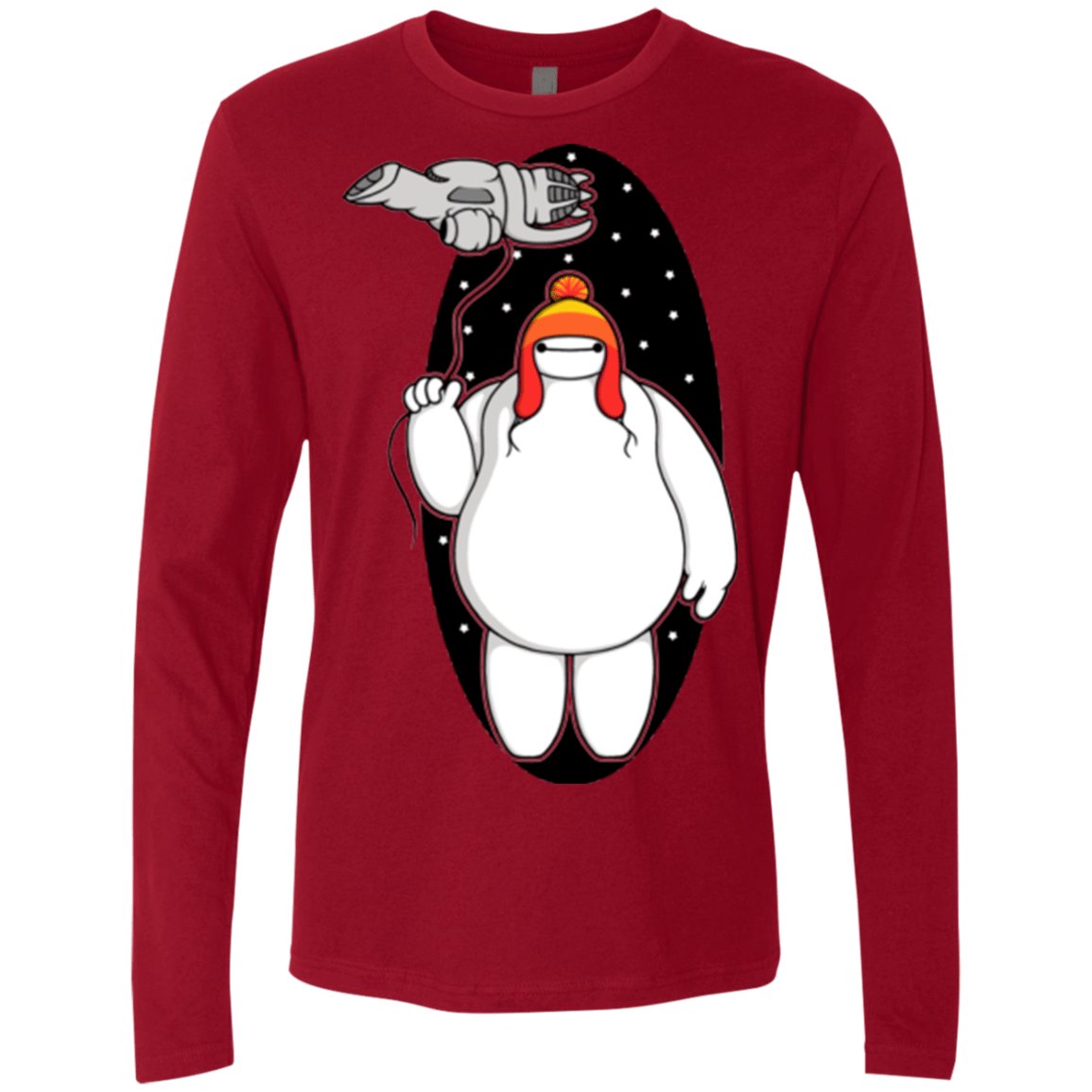 T-Shirts Cardinal / Small Big Damn Hero 6 Men's Premium Long Sleeve