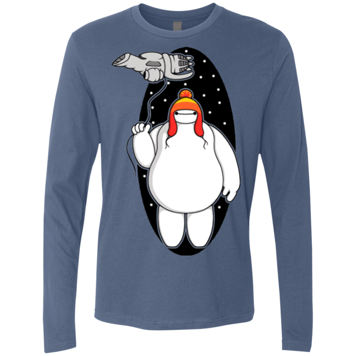 T-Shirts Indigo / Small Big Damn Hero 6 Men's Premium Long Sleeve