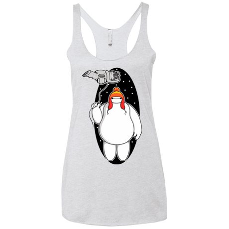 T-Shirts Heather White / X-Small Big Damn Hero 6 Women's Triblend Racerback Tank