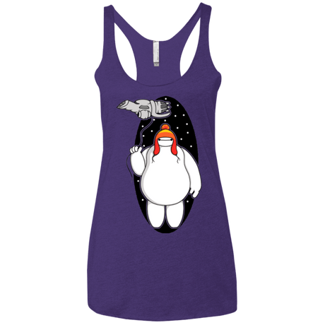 T-Shirts Purple / X-Small Big Damn Hero 6 Women's Triblend Racerback Tank