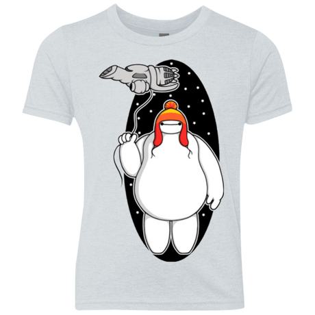 T-Shirts Heather White / YXS Big Damn Hero 6 Youth Triblend T-Shirt