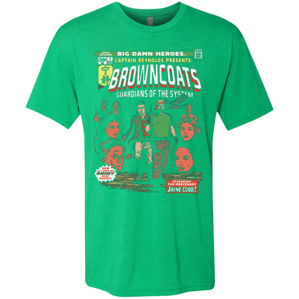 T-Shirts Envy / Small Big Damn Heroes Men's Triblend T-Shirt