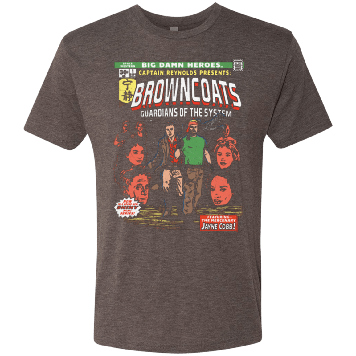 T-Shirts Macchiato / Small Big Damn Heroes Men's Triblend T-Shirt