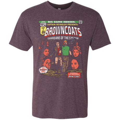 T-Shirts Vintage Purple / Small Big Damn Heroes Men's Triblend T-Shirt