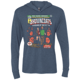 T-Shirts Indigo / X-Small Big Damn Heroes Triblend Long Sleeve Hoodie Tee