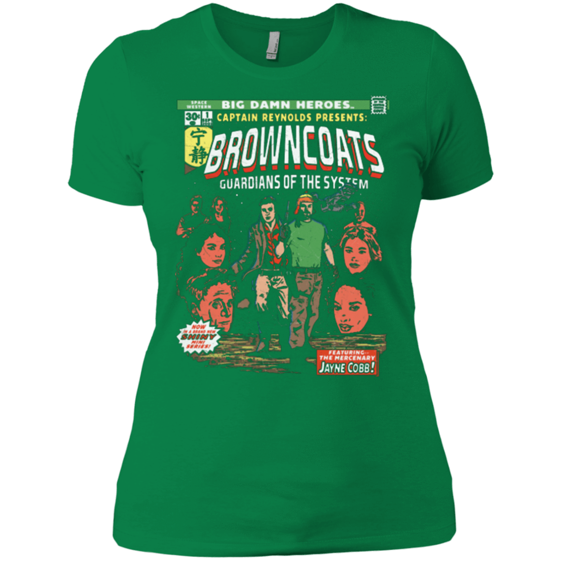 T-Shirts Kelly Green / X-Small Big Damn Heroes Women's Premium T-Shirt