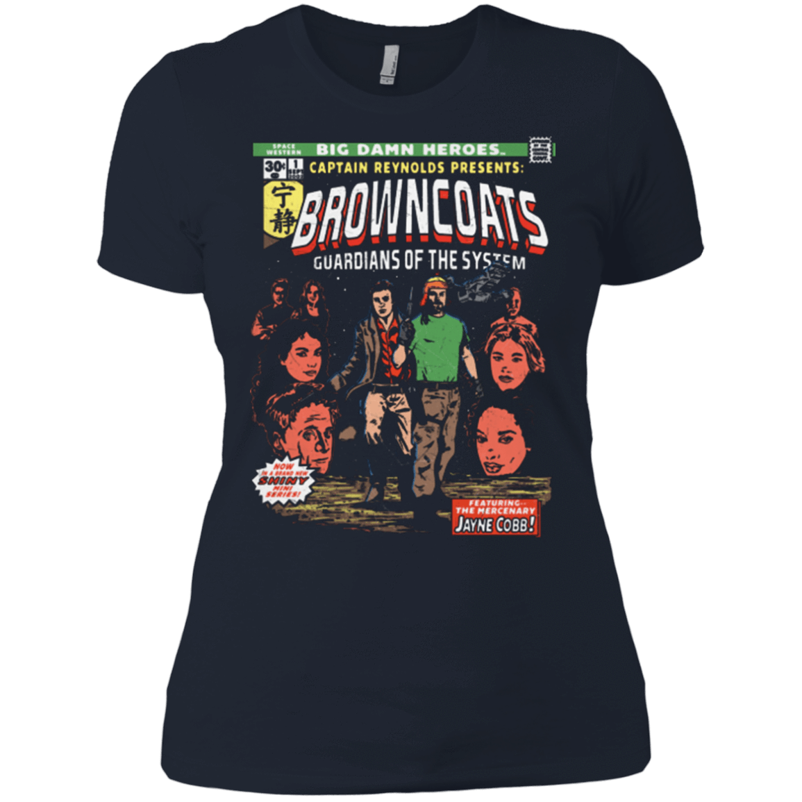 T-Shirts Midnight Navy / X-Small Big Damn Heroes Women's Premium T-Shirt