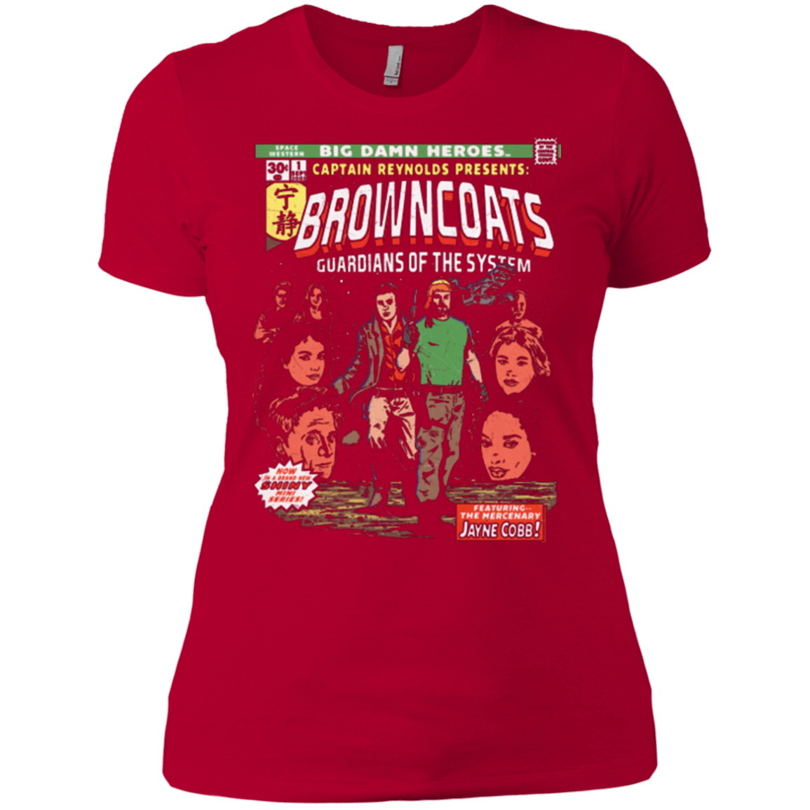 T-Shirts Red / X-Small Big Damn Heroes Women's Premium T-Shirt