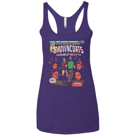 T-Shirts Purple / X-Small Big Damn Heroes Women's Triblend Racerback Tank