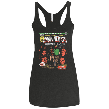 T-Shirts Vintage Black / X-Small Big Damn Heroes Women's Triblend Racerback Tank