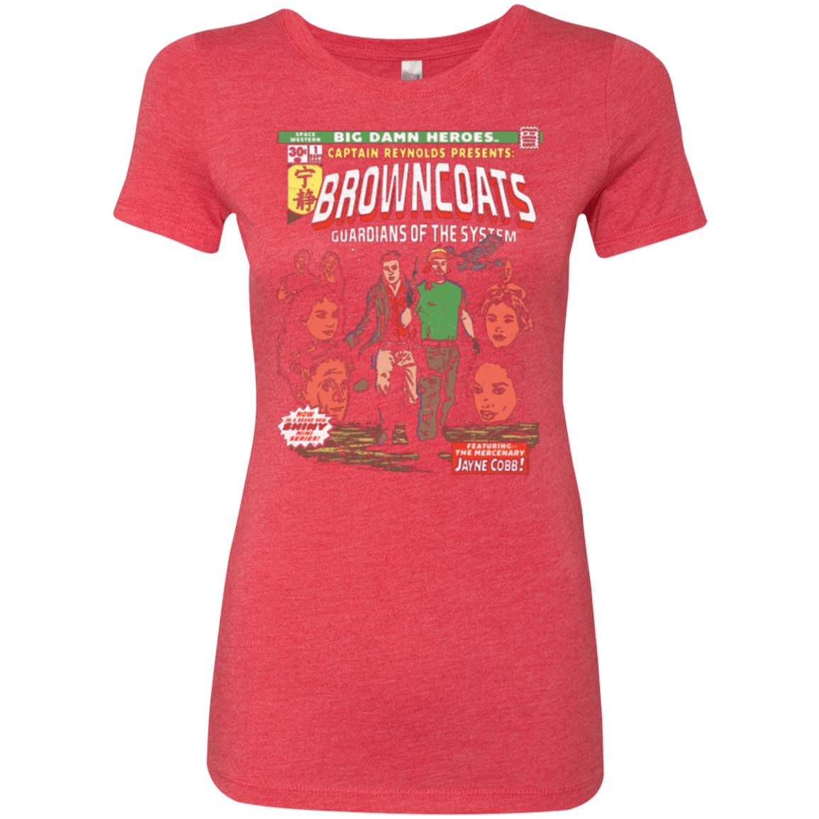 T-Shirts Vintage Red / Small Big Damn Heroes Women's Triblend T-Shirt