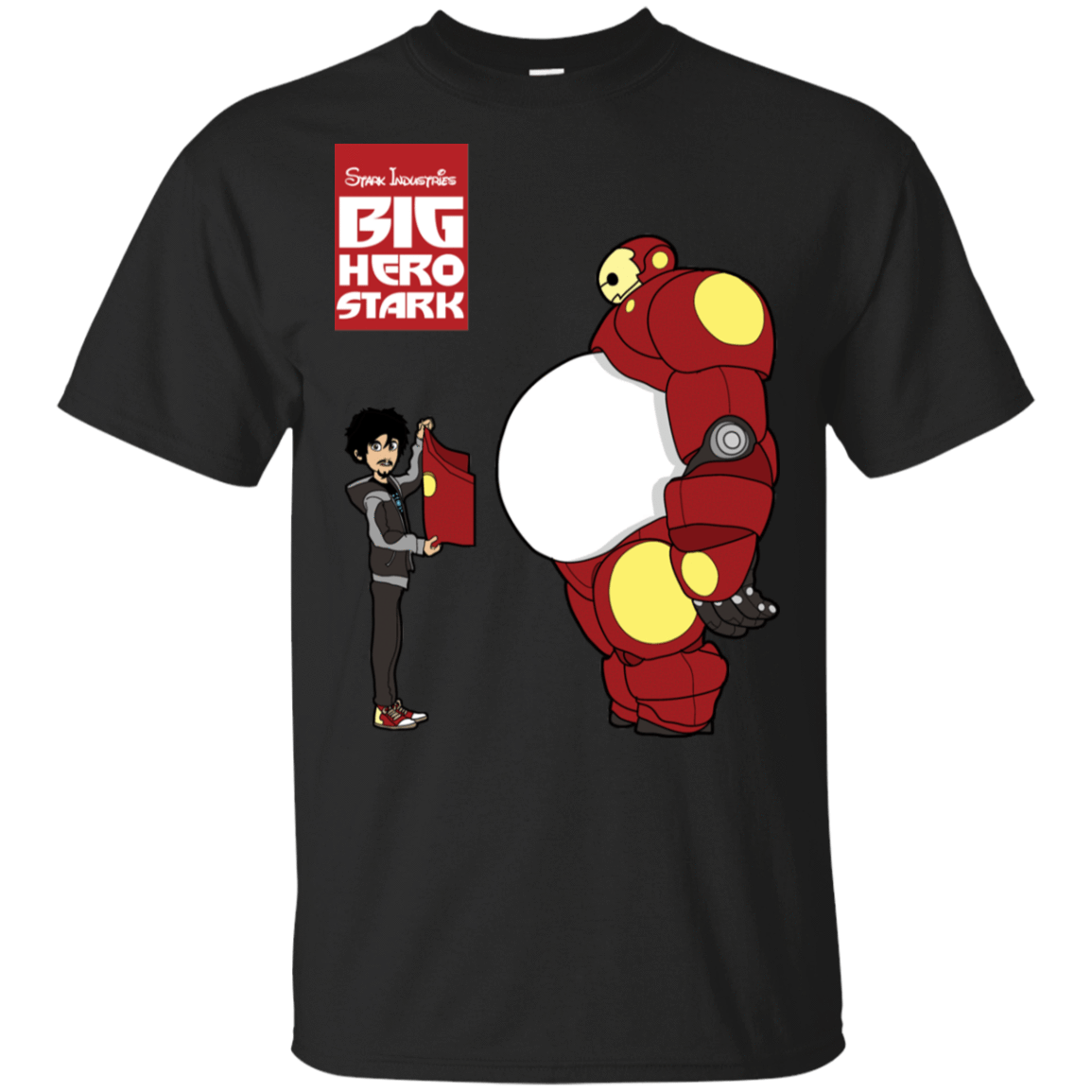 T-Shirts Black / S Big Hero Stark T-Shirt