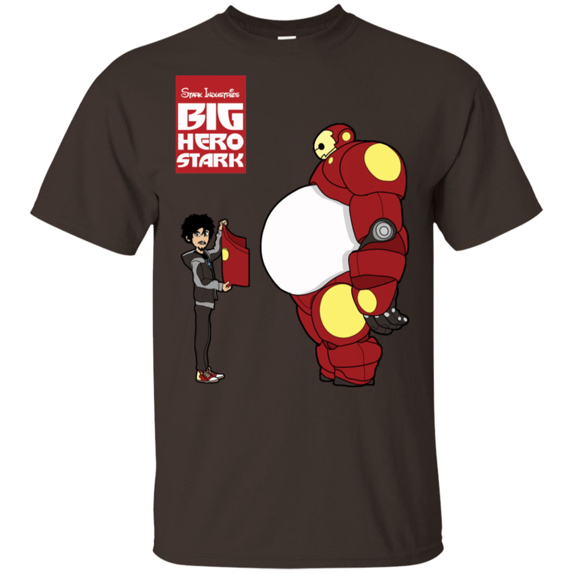 T-Shirts Dark Chocolate / S Big Hero Stark T-Shirt