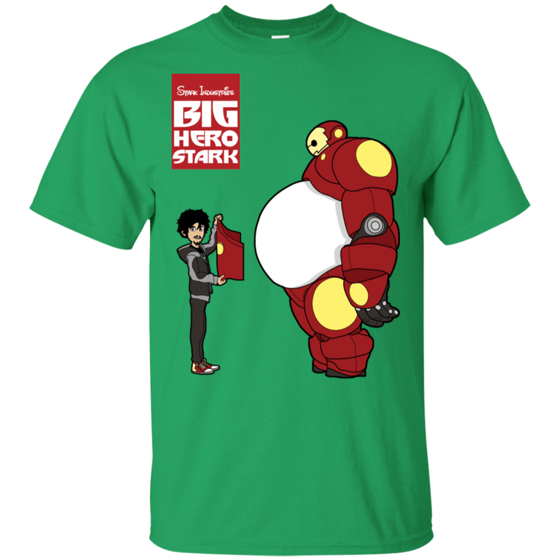 T-Shirts Irish Green / S Big Hero Stark T-Shirt