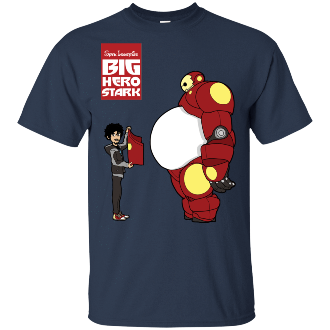T-Shirts Navy / S Big Hero Stark T-Shirt