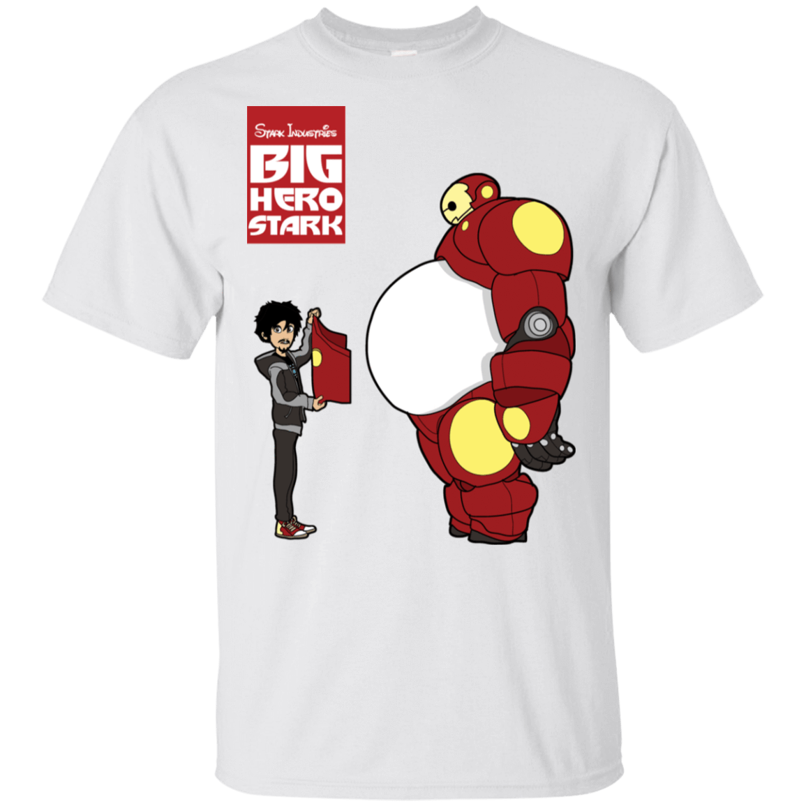 T-Shirts White / S Big Hero Stark T-Shirt