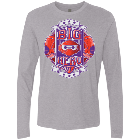 T-Shirts Heather Grey / Small BIG HERO VI BOXING Men's Premium Long Sleeve