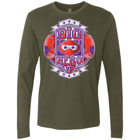 T-Shirts Military Green / Small BIG HERO VI BOXING Men's Premium Long Sleeve