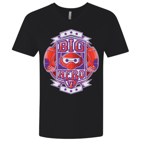 T-Shirts Black / X-Small BIG HERO VI BOXING Men's Premium V-Neck