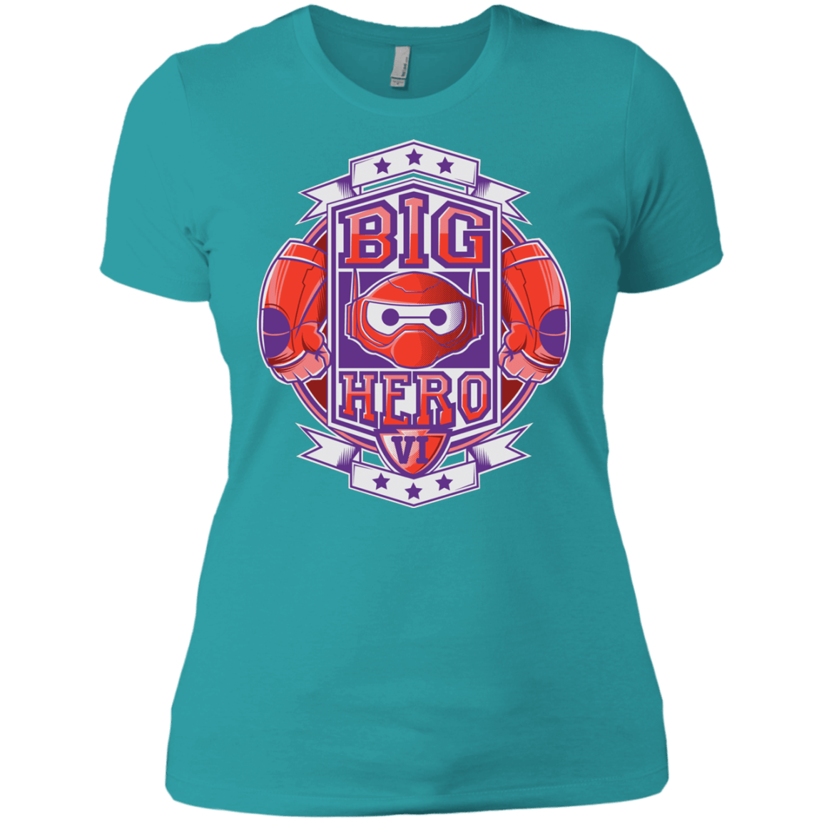 T-Shirts Tahiti Blue / X-Small BIG HERO VI BOXING Women's Premium T-Shirt