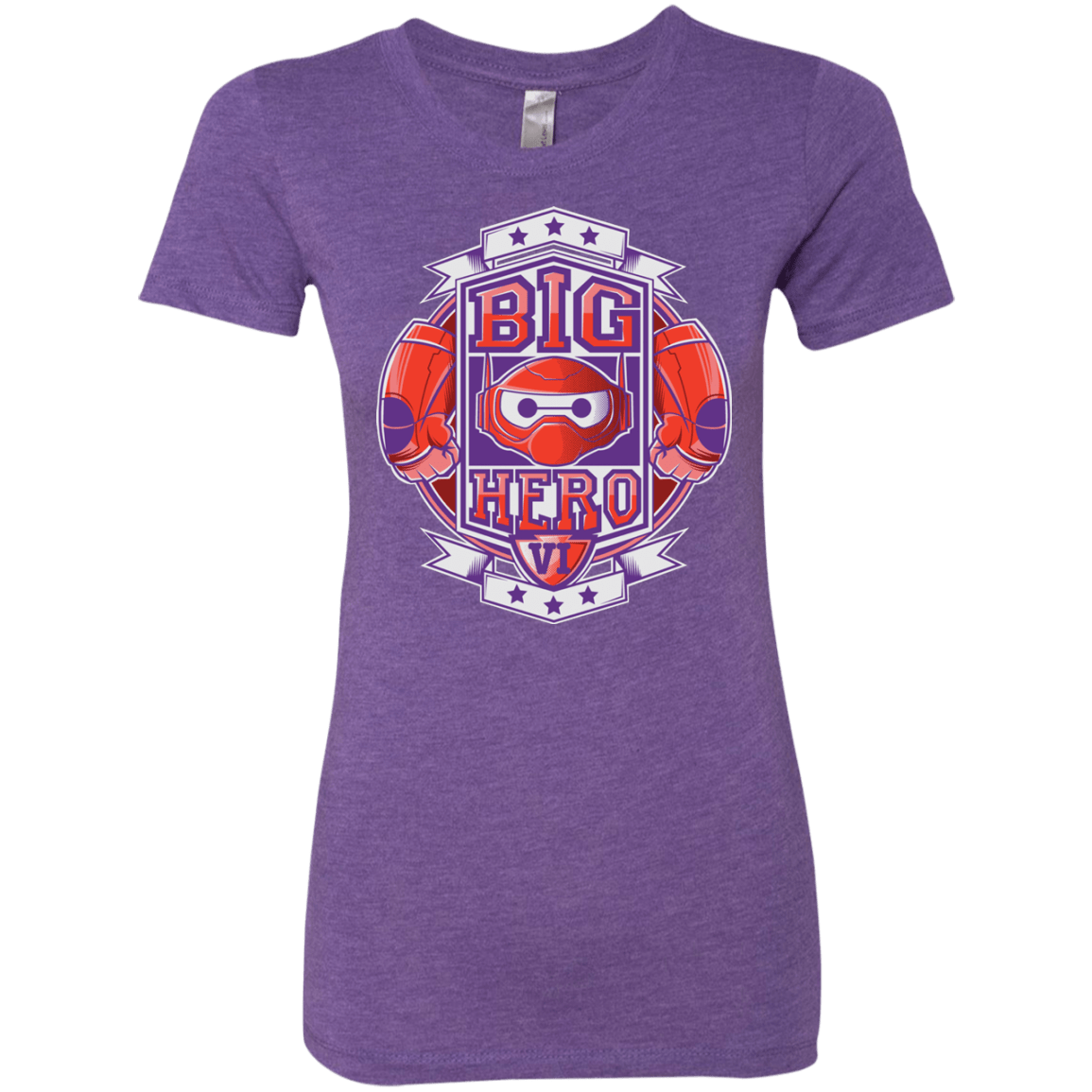 T-Shirts Purple Rush / Small BIG HERO VI BOXING Women's Triblend T-Shirt