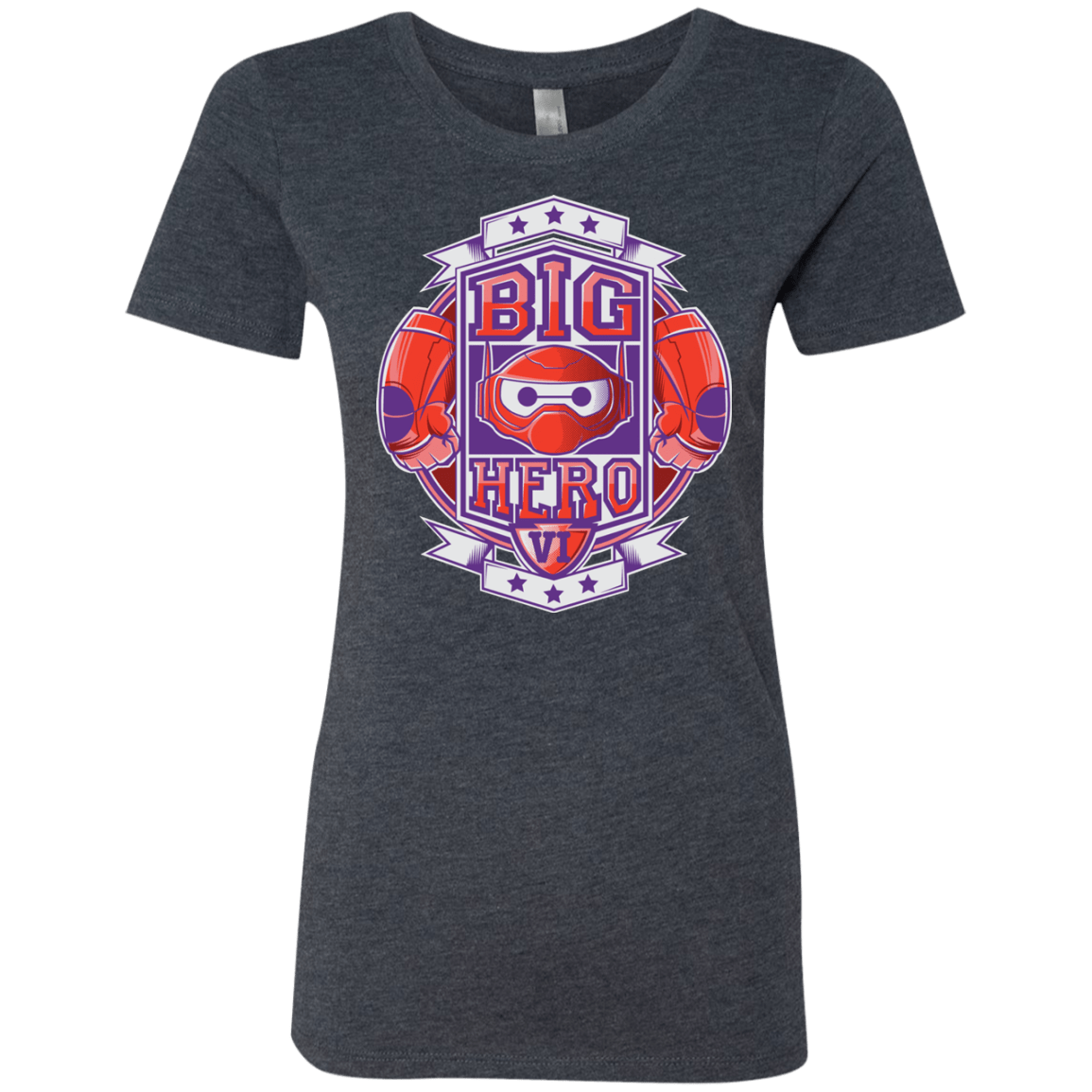 T-Shirts Vintage Navy / Small BIG HERO VI BOXING Women's Triblend T-Shirt