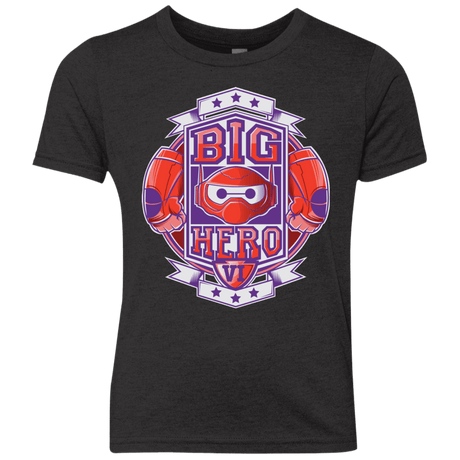 T-Shirts Vintage Black / YXS BIG HERO VI BOXING Youth Triblend T-Shirt