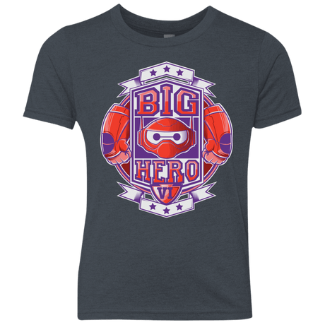 T-Shirts Vintage Navy / YXS BIG HERO VI BOXING Youth Triblend T-Shirt