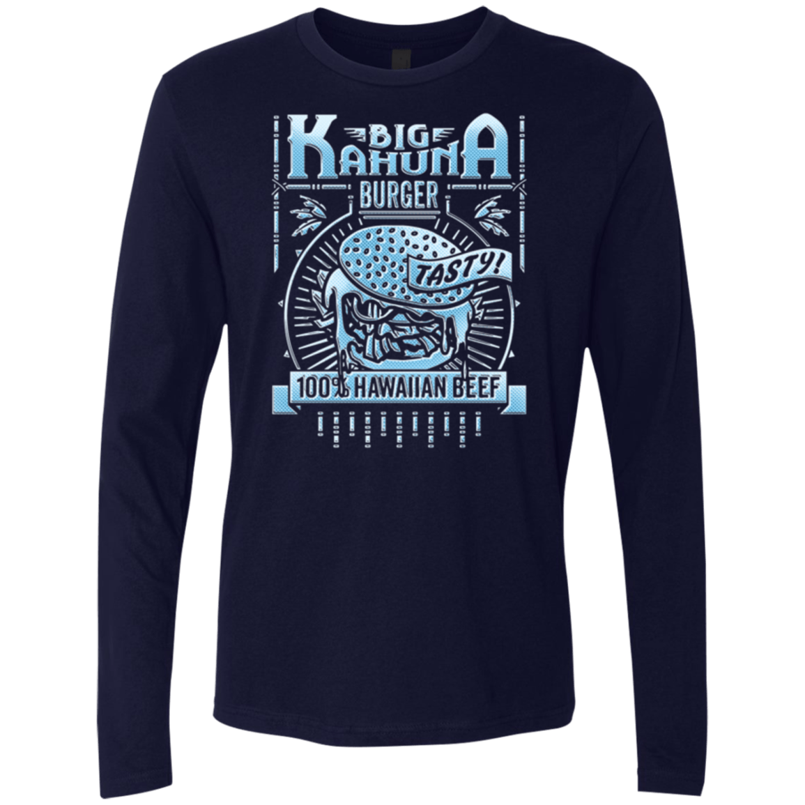 T-Shirts Midnight Navy / Small Big Kahuna Burger Men's Premium Long Sleeve