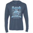 T-Shirts Indigo / X-Small Big Kahuna Burger Triblend Long Sleeve Hoodie Tee