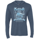 T-Shirts Indigo / X-Small Big Kahuna Burger Triblend Long Sleeve Hoodie Tee