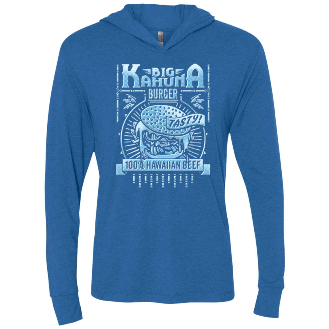 T-Shirts Vintage Royal / X-Small Big Kahuna Burger Triblend Long Sleeve Hoodie Tee