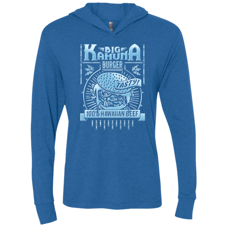T-Shirts Vintage Royal / X-Small Big Kahuna Burger Triblend Long Sleeve Hoodie Tee