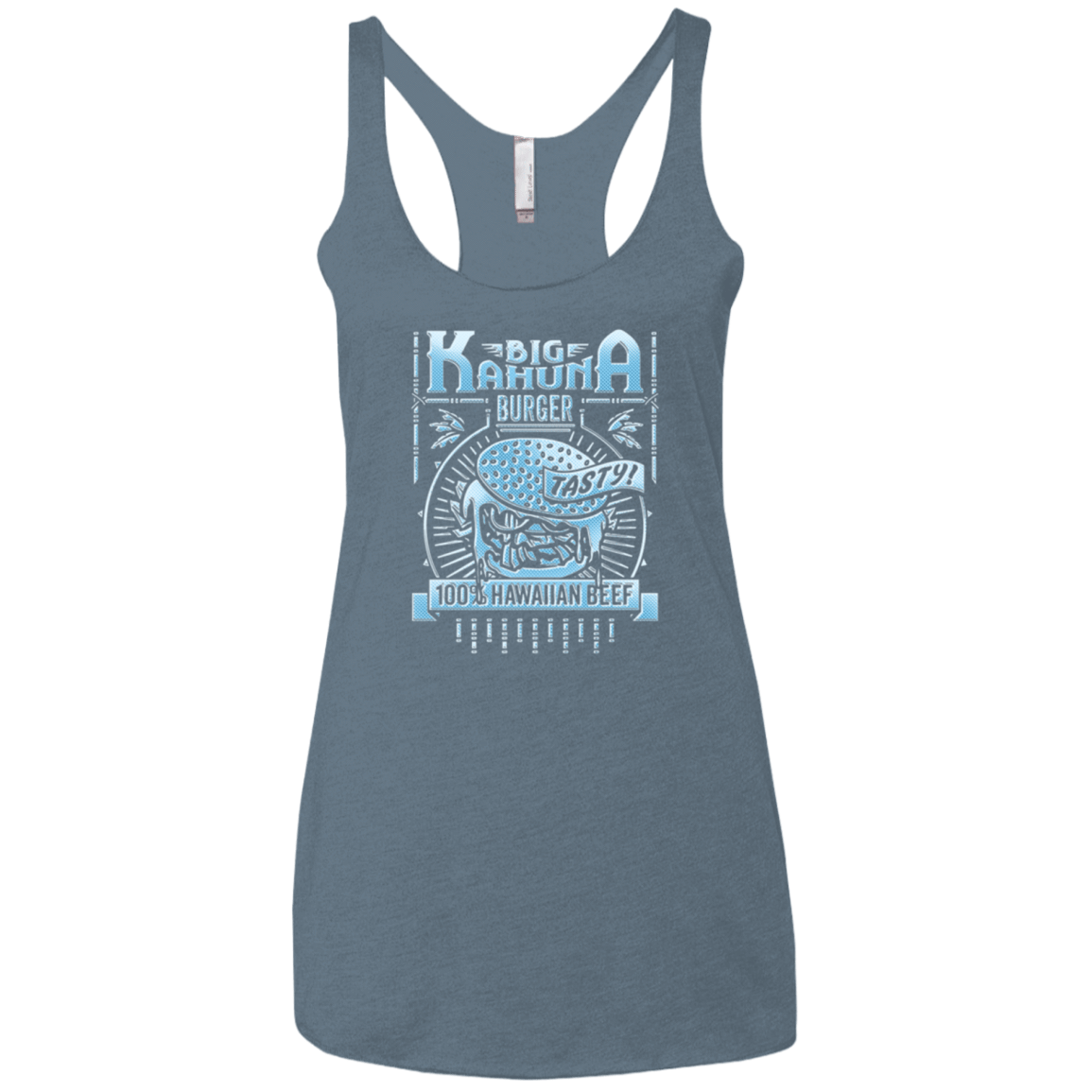 T-Shirts Indigo / X-Small Big Kahuna Burger Women's Triblend Racerback Tank