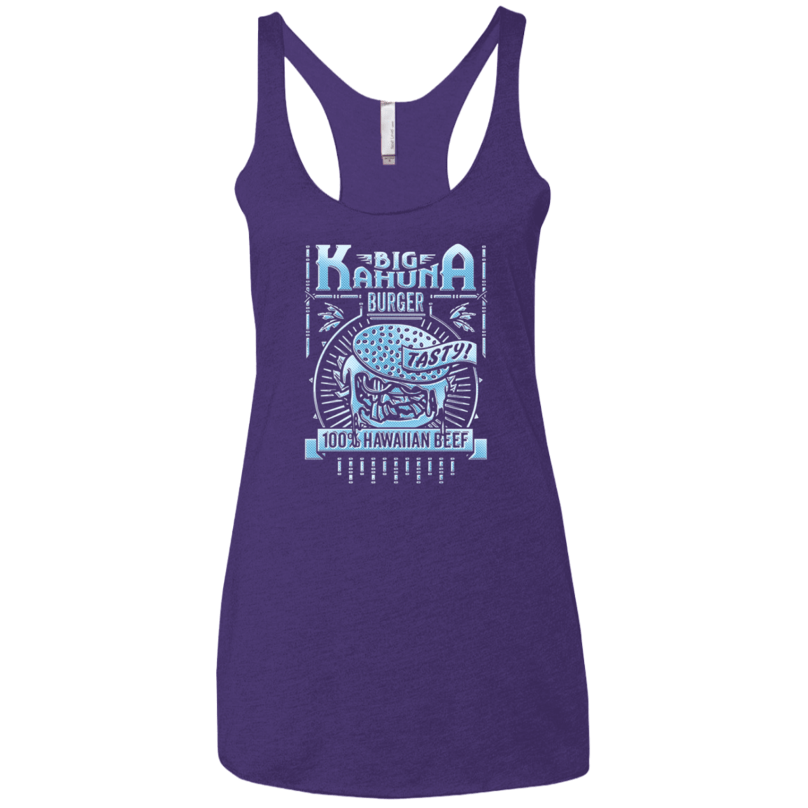 T-Shirts Purple / X-Small Big Kahuna Burger Women's Triblend Racerback Tank