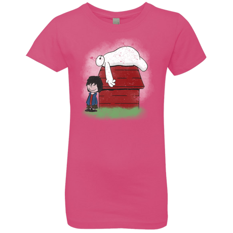 T-Shirts Hot Pink / YXS Big Peanut 6 Girls Premium T-Shirt