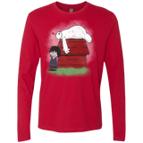 T-Shirts Red / Small Big Peanut 6 Men's Premium Long Sleeve