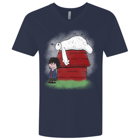 T-Shirts Midnight Navy / X-Small Big Peanut 6 Men's Premium V-Neck