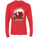 T-Shirts Vintage Red / X-Small Big Peanut 6 Triblend Long Sleeve Hoodie Tee