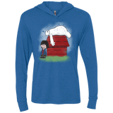 T-Shirts Vintage Royal / X-Small Big Peanut 6 Triblend Long Sleeve Hoodie Tee