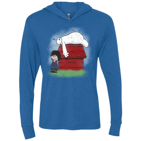 T-Shirts Vintage Royal / X-Small Big Peanut 6 Triblend Long Sleeve Hoodie Tee