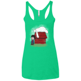 T-Shirts Envy / X-Small Big Peanut 6 Women's Triblend Racerback Tank