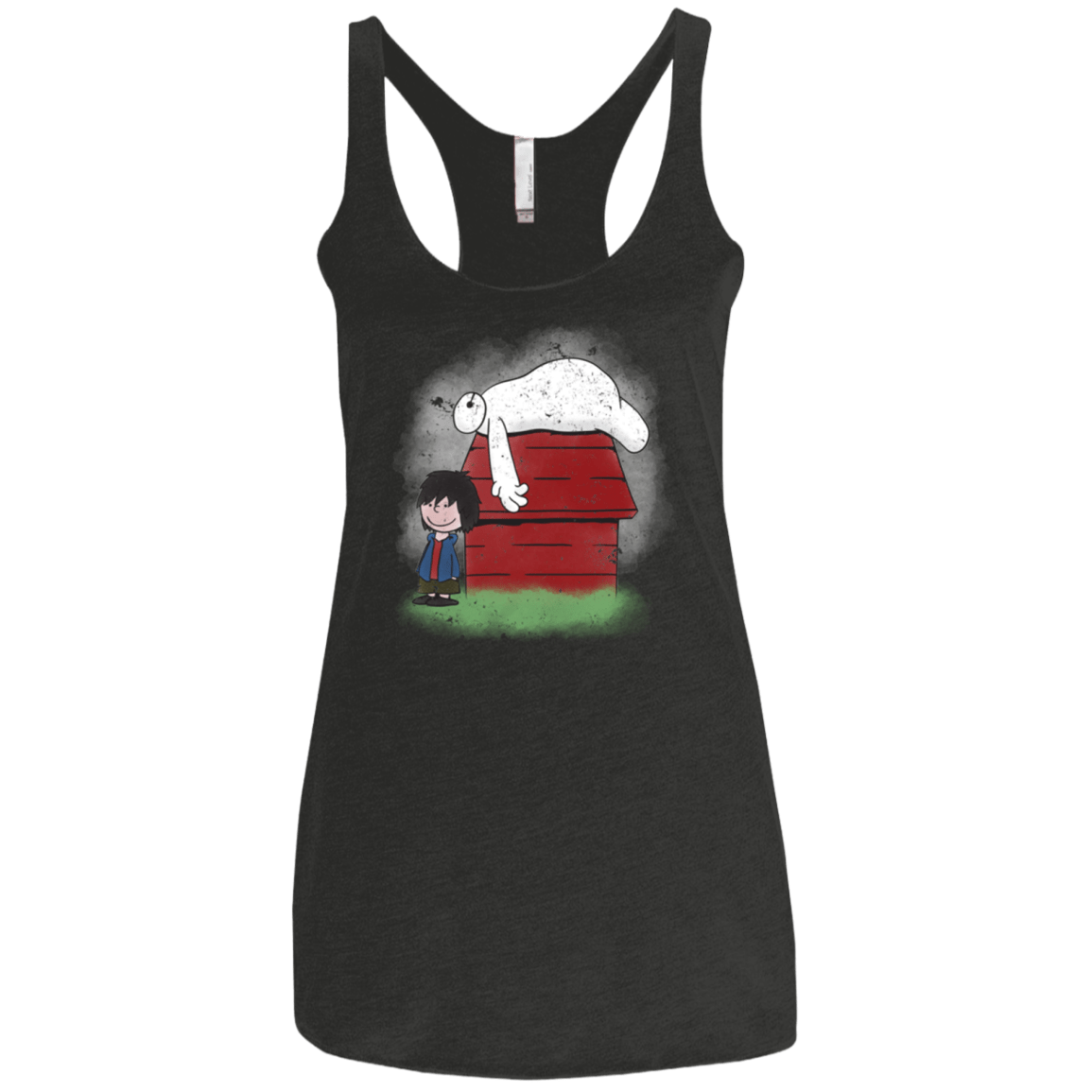 T-Shirts Vintage Black / X-Small Big Peanut 6 Women's Triblend Racerback Tank