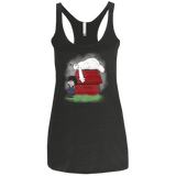 T-Shirts Vintage Black / X-Small Big Peanut 6 Women's Triblend Racerback Tank