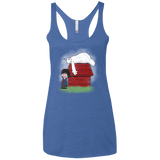 T-Shirts Vintage Royal / X-Small Big Peanut 6 Women's Triblend Racerback Tank
