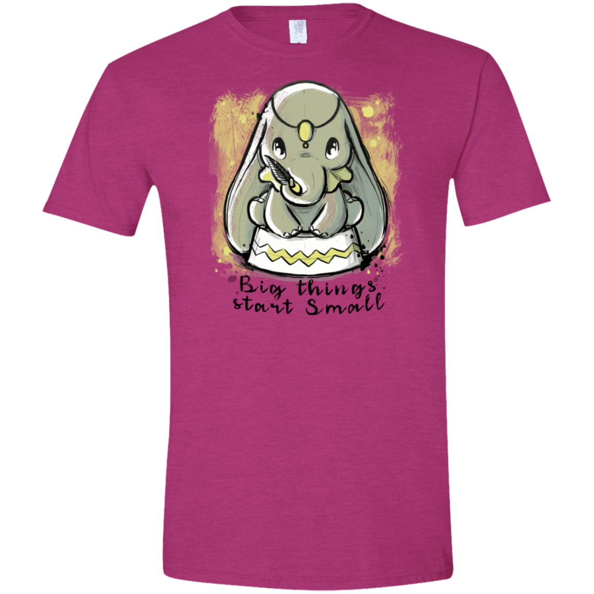 T-Shirts Antique Heliconia / S Big Things Men's Semi-Fitted Softstyle