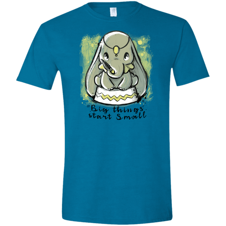 T-Shirts Antique Sapphire / S Big Things Men's Semi-Fitted Softstyle