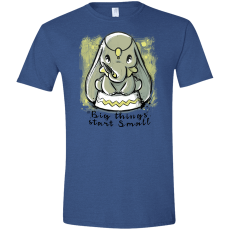 T-Shirts Heather Royal / X-Small Big Things Men's Semi-Fitted Softstyle