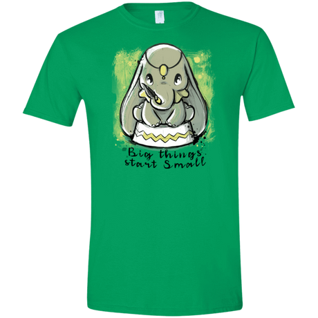 T-Shirts Irish Green / S Big Things Men's Semi-Fitted Softstyle