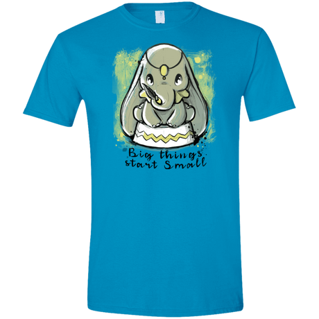 T-Shirts Sapphire / S Big Things Men's Semi-Fitted Softstyle